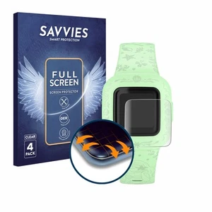 4x Protector Full-Screen for Garmin Vivofit jr. 3 Screen 3D Protection Film - Zdjęcie 1 z 8