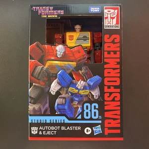 Transformers Studio Series Voyager 86-25 Autobot Blaster & Eject Hasbro Nuevo en caja - Imagen 1 de 6