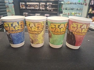 Vintage 1995 Star Wars Pizza Hut Sammeltassen 4er Set - Bild 1 von 16