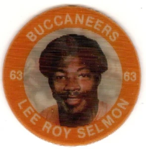 1983 7Eleven Slurpee Super Star Sports Coin #3 Lee Roy Selmon Tampa Bay Bucs HOF - Picture 1 of 2