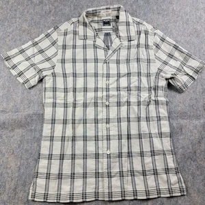 Todd Snyder Indian Madras Camp Shirt Gr. S Beige Kurzarm Sommer - Bild 1 von 10