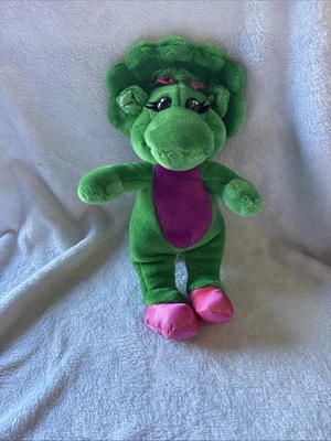 Vintage 1992 Baby Bop Dinosaur Green Plush Stuffed Animal Barney and Friends - Image 1 of 4