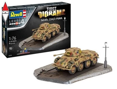 REVELL 1/76 FIRST DIORAMA SET  SD KFZ 234/2 PUMA - Immagine 1 di 4