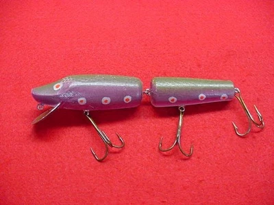 HandMade-Muskie/Pike Wooden Lure- 10" Long-3 3/4" tall-3 hook- Nice ! - Image 1 of 4
