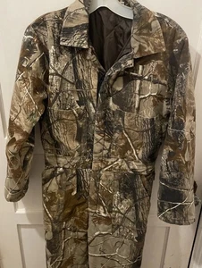 Redhead RealTree Youth Coveralls Camo Hunting Quilted Lining Size 16 Thermolite - Picture 1 of 13