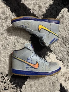 Talla 13- Nike Dunk High Premium QS 2012 Galaxy 503766-440 Gris Azul Holográfico - Imagen 1 de 6