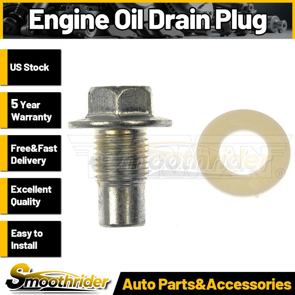 Tapón de drenaje de aceite del motor Dorman para 1966-1972 1973 1974 1975 1976 Cadillac Calais Foto 1 de 2