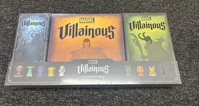 Disney Marvel Villainous Core Juego de Mesa Ultimate Bundle (Pack de 3) Nuevo-Sellado Foto 1 de 4