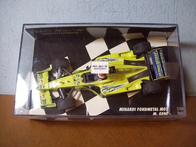 1/43 MINICHAMPS 430 000020 MINARDI FONDMETAL M02 2000 MARC GENE - Image 1 of 4