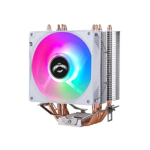 CPU Cooler 2 4 Heat Pipes PC Radiator Cooling 3PIN PWM Silent Rgb Fan For In _pu - Zdjęcie 1 z 12