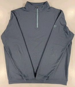 Peter Millar Crown Performance 1/4 Zip Golf Pullover Blau Herren XL Hyde Park - Bild 1 von 12