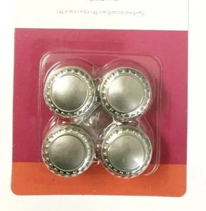 12 Stck. Better Home and Gardens Perlen Satin Nickel Schranktür und Schublade Knöpfe - Bild 1 von 3