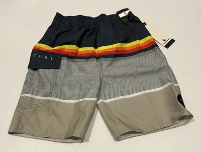 Pantalones Cortos de Natación/Board Shorts RIP CURL para Niños Talla 5 *NUEVO* PRECIO DE VENTA SUGERIDO POR EL FABRICANTE $45.99 Foto 1 de 4