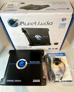 Planet Audio TR1500.1M 1500 W Monoblock Car Amplifier - 2-8 Ohm Stable, MOSFET - Picture 1 of 8