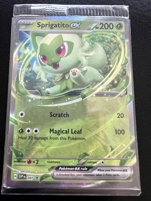 Sprigatito ex - Promo SV: Scarlet & Violet Promo Cards 087 NM - Image 1 of 2