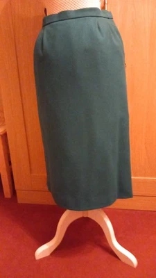 Windsmoor Bottle Green wool Skirt - Size 12 - lined - Image 1 of 2