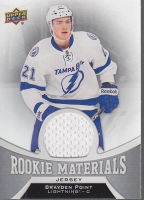 2016-17 Upper Deck Rookie Materials #RMBP Brayden Point Jersey - Image 1 of 2