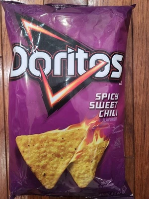 DORITOS SPICY SWEET CHILI FLAVORED TORTILLA CHIPS NET WT 9 1/4 OZ 01/2026 FRESH - Image 1 of 3