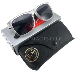 Ray-Ban Justin Color Mix Matte Transparent/Grey 54 mm Sunglasses RB4165 651287 - Picture 1 of 9