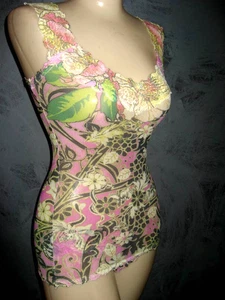 Juego Claire Pettibone Encaje Mariposas Orquídea Dinastía Cami + Tanga Bragas Nuevo con Etiquetas Xs - Imagen 1 de 16