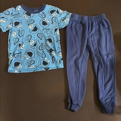 Sesame Street Blue Cookie Monster Set - 4T - Image 1 of 4