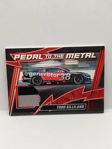 2025 Donruss Nascar Pedal to the Metal Materials Todd Gilliland Racing /99  - Picture 1 of 4