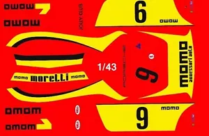 #9 Calcomanías tobogán acuático MOMO Porsche 934 1977 escala 1/43 - Imagen 1 de 4