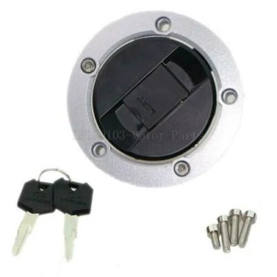 Fuel Gas Tank Cap Lock 2 Keys For Suzuki GSXR 1000 750 600 Hayabusa GSXR1300 Foto 1 de 4
