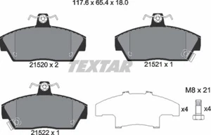 TEXTAR 2152018015 KIT PASTIGLIE FRENO ANTERIORI ROVER - Foto 1 di 1