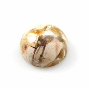 Gemstone Cabochon -Grade A Brecciated Mookiate Round Cabochon Gem-15mm- 2 pcs - Picture 1 of 5