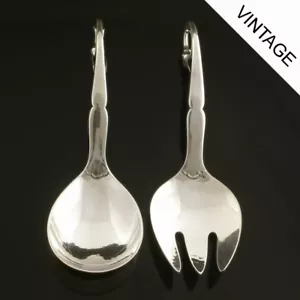 Georg Jensen Silver Serving Set, Small - Ornamental/ Pyntebestik #21 - Picture 1 of 2