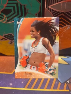 2009 Topps Cheerleaders Johanna #C12 Miami Dolphins Football Card Hot RC 🔥 - Image 1 of 4