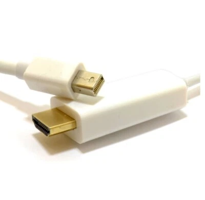 1.8M Mini DisplayPort DP to HDMI Male Thunderbolt Adapter Cable For MacBook HD - Image 1 of 4