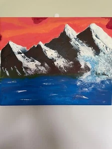 Berg Ölgemälde Natur - Bild 1 von 2