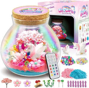Unicorn Night Light DIY Kit - LED Remote Control - Ages 3-10 - Picture 1 of 11