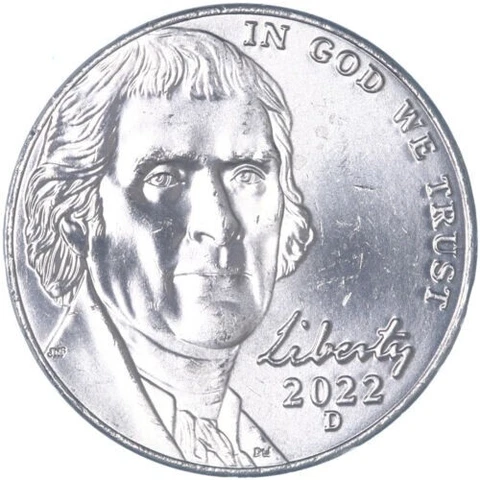 2022 D JEFFERSON NICKEL COIN FROM MINT BANK ROLLS FREE SHIPPING!! Cover