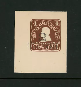 USA Scott # U462 VF Full Corner Unused Postal Cut Squares US Stamp Cat $475 - Picture 1 of 2