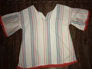 Gymboree Girls Swimsuit Coverup White Striped Beach 4 , 5 -6 , 7-8 , 14 - Picture 1 of 4