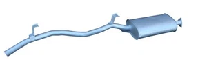 Standard Exhaust Rear Muffler fits Toyota Landcruiser HZJ75R HZJ78R HZJ79R - Picture 1 of 1