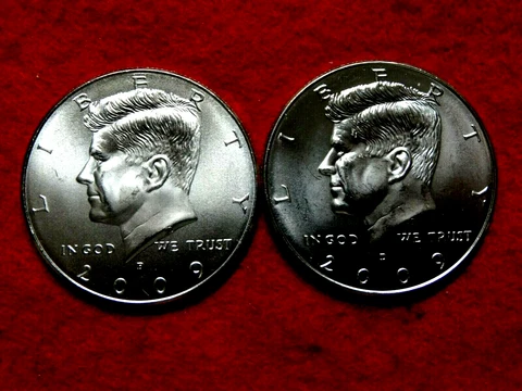 2009 P D KENNEDY BU  SATIN FINISH  HALF DOLLAR  #22R Cover