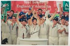 Ashes 2005 England Cricket 20"x13" Photo Signed By Michael Vaughan - AFTAL RD 