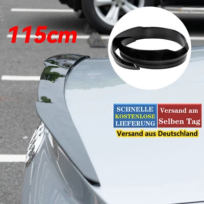 115cm Heckspoiler Spoilerlippe Sport Optik passend Universal Lippe,glanz Schwarz - Bild 1 von 4