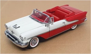 Danbury Mint 1/24 Scale 195-40 - 1955 Oldsmobile Super 88 Conv Red/White - Picture 1 of 5