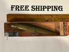 VINTAGE REBEL MINNOW F3091SW NATURALIZED STRIPPED BASS  FISHING LURE TACKLE FIND