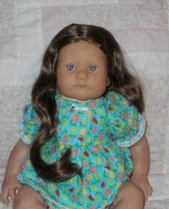 KEMPER SARAH Doll Wig SZ 12/13 LIGHT BROWN Long Hair Slight Curl & NO Bangs NWT - Picture 1 of 6