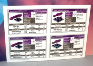 Halo Fleet Battles Stat Card: Covenant ORS/CCS/SDV+ (2015, Spartan Games) - Picture 1 of 2