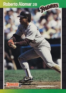 1989 Donruss #246 - Roberto Alomar - San Diego Padres - Picture 1 of 2