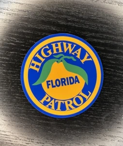 Florida Highway Patrol State Police 3” Sticker Decal Trooper FL FHP Supporter - Picture 1 of 1