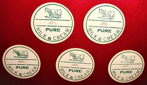 10 Milch & Sahne Flaschenverschlüsse, neu aus altem Lagerbestand, neuwertig, niedrigster $, kostenloser Versand USA - Bild 1 von 5