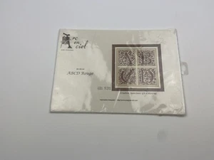 Jean-Louis Grandsire ABCD Rouge Counted Cross Stitch Pattern Anagram Diffusion - Picture 1 of 3